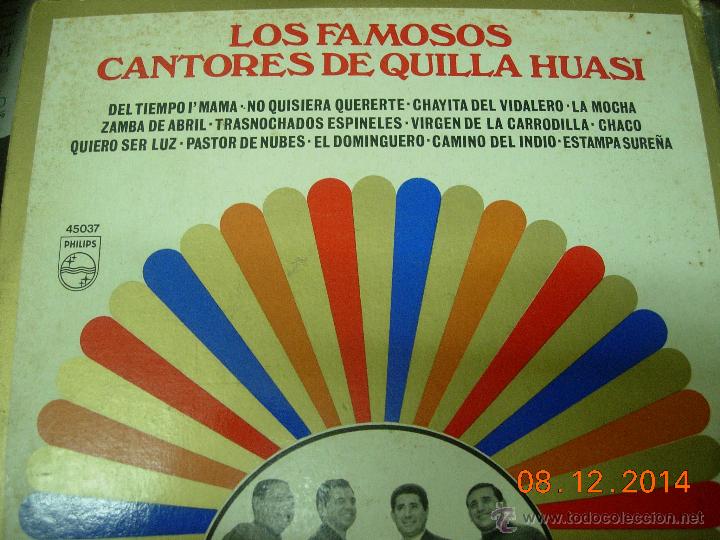 Vinyl records: los famosos cantores de quilla huasi LP seleccion dorada edici&oacute;n argentina