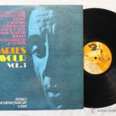 Discos de vinilo: CHARLES AZNAVOUR VOL.3 LP VINYL SPAIN 1971