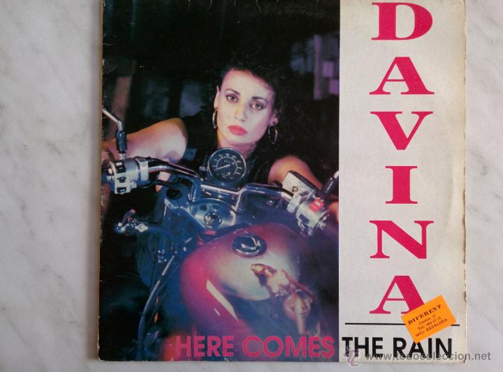 Discos de vinilo: DAVINA. HERE COMES THE RAIN. - Foto 1