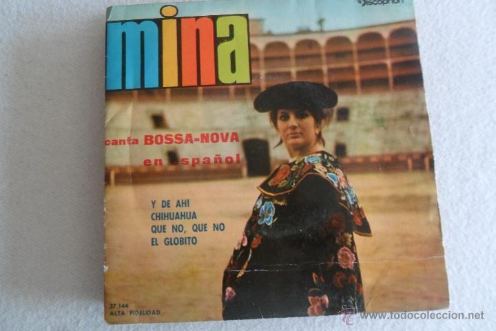 Discos de vinilo: MINA - BOSSA-NOVA - Y DE AHI + 3 EP EN ESPA&Ntilde;OL 1962 - Foto 1
