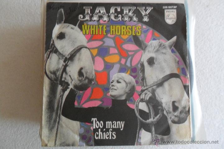 Discos de vinilo: JACKY - WHITE HORSES 1968 - Foto 1