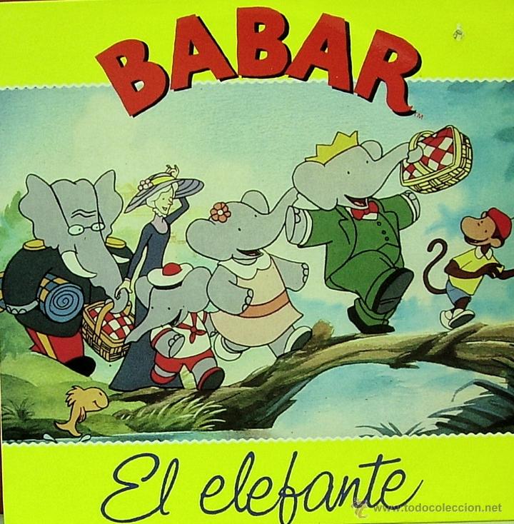 Discos de vinilo: BABAR-EL ELEFANTE LP VINILO 1991 - Foto 1