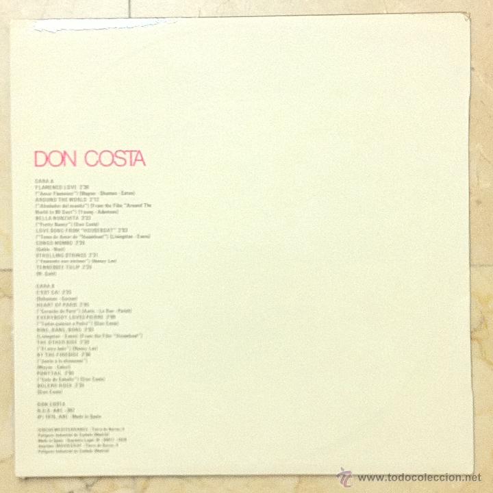 Discos de vinilo: DON COSTA - DIRIGE SUS &Eacute;XITOS - ABC RECORDS 1976. - Foto 2
