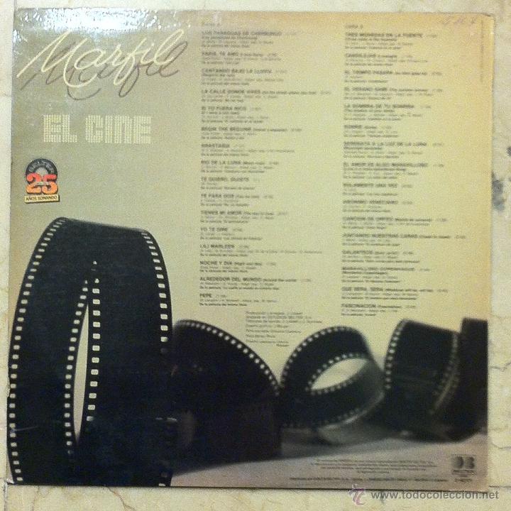Discos de vinilo: MARFIL - EL CINE - BELTER 1981. - Foto 2