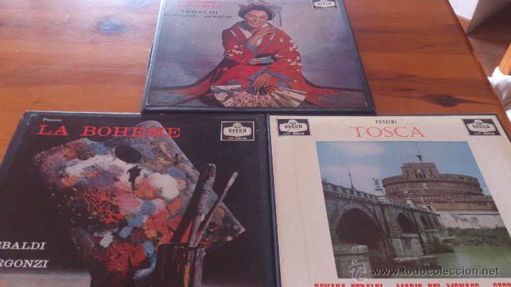 Discos de vinilo: 3 Cajas discos Puccini - Foto 1 - 46151211