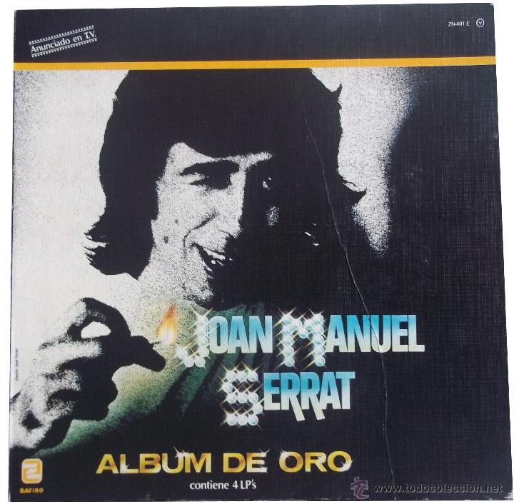 Discos de vinilo: Joan Manuel Serrat - &Aacute;lbum de oro - Foto 1