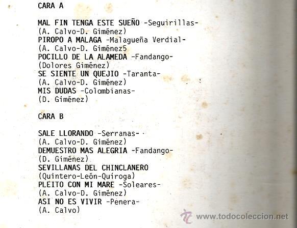 Discos de vinilo: LP LA NI&Ntilde;A DE LA PUEBLA : SUS GRANDES EXITOS - Foto 2