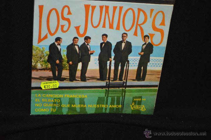 Discos de vinilo: LOS JUNIORS - LA CANCION FRANCESA + 3 - EP - Foto 1