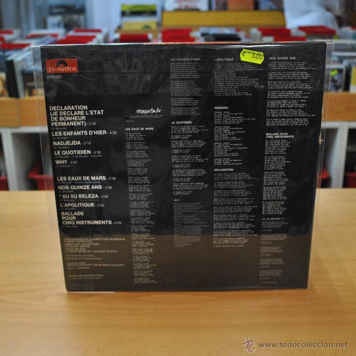 Discos de vinilo: MOUSTAKI - MOUSTAKI - LP - Foto 2