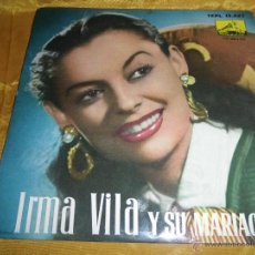 Discos de vinilo: IRMA VILA Y SU MARIACHI. CANASTAS Y MAS CANASTAS + 3. EP. LA VOZ DE SU AMO 1958