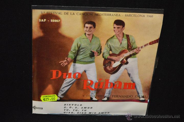 Discos de vinilo: DUO RUBAM - DIAVOLO + 1 - EP - Foto 1
