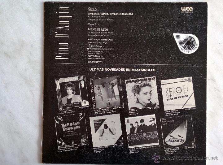 Discos de vinilo: PINO DANGIO. EVELONPAPPA, EVELONMAMMA. - Foto 2