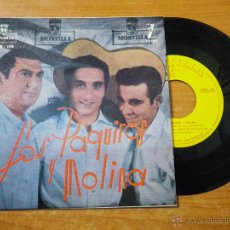 Discos de vinilo: LOS PAQUIROS Y MOLINA LA VIOLETERA / UN HOMBRE DEL CAMPO / ROMANCE DE VALENTIA EP VINILO 1959 ZAFIRO. Lote 46227058