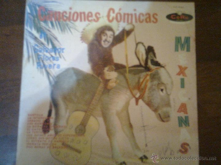 Dischi in vinile: Salvador Flores Rivera - Canciones c&oacute;micas mexicanas (Coro, 1962). Con el mariachi azteca - Raro