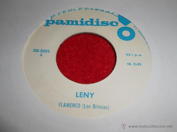 Discos de vinilo: LENY Flamenco / La chica feliz 7 SINGLE Pamidisc PROMO MUY RARO los brincos