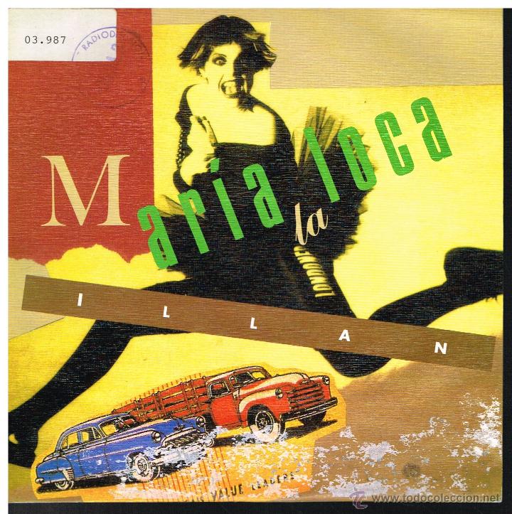 Discos de vinilo: Manuel Ill&aacute;n - Mar&iacute;a la loca / El mar - Single 1990 - Foto 1