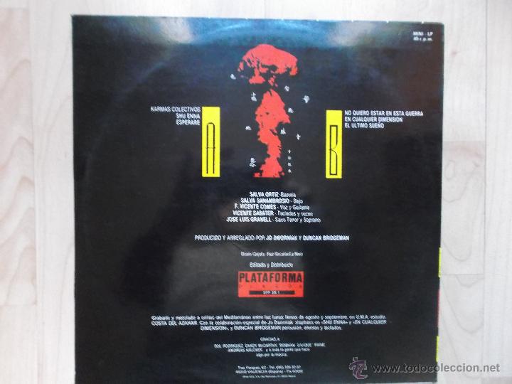 Discos de vinilo: KARMAS COLECTIVOS EL ULTIMO SUE&Ntilde;O PLATAFORMA 1987 - Foto 2