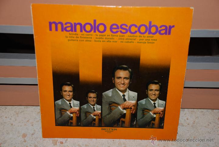 Discos de vinilo: DISCO VINILO MANOLO ESCOBAR LP - Foto 1
