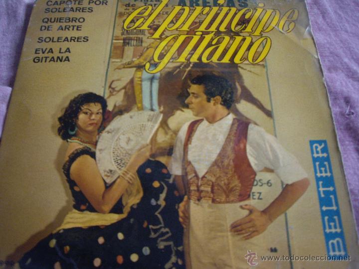Discos de vinilo: EL PRINCIPE GITANO-CAPOTE POR SOLEARES - Foto 1