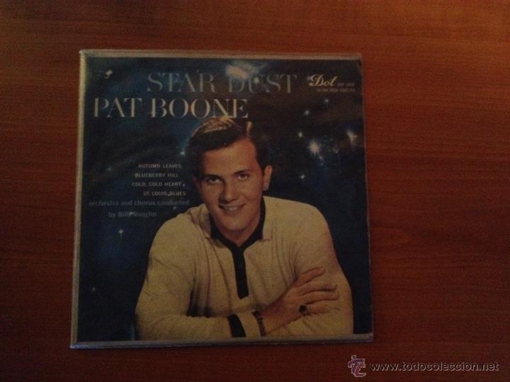 Discos de vinilo: PAT BOONE - STAR DUST - 1958 - SINGLE - US- DOT RECORDINGS - Foto 1