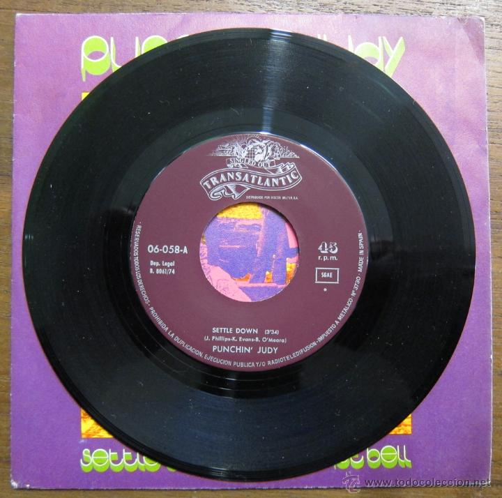 Discos de vinilo: PUNCHIN JUDY - SETTLE DOWN - RING THAT BELL - Foto 3
