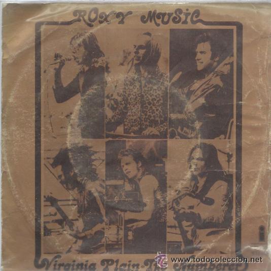 Discos de vinilo: ROXY MUSIC - VIRGINIA PLAIN / THE NUMBERER - SINGLE ARIOLA 1972 - Foto 1