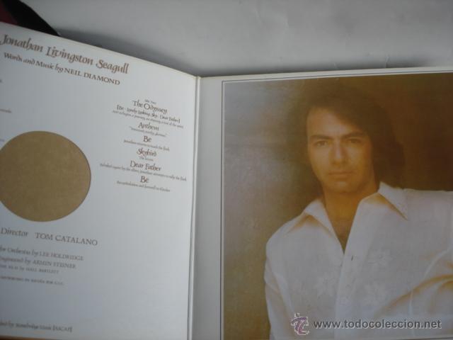 Discos de vinilo: NEIL DIAMOND JONATHAN LIVINGSTON SEAGULL BSO GATEFOLD - Foto 2