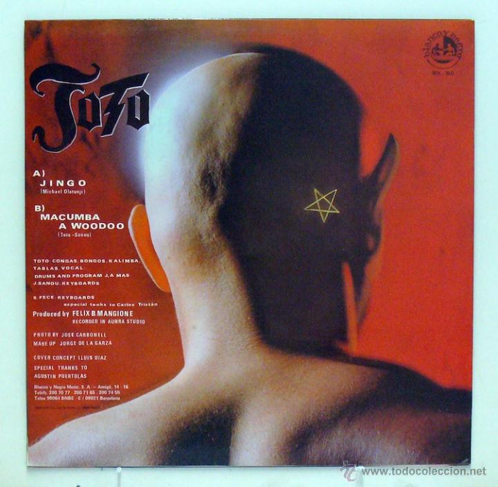 Discos de vinilo: Toto - Jingo (Maxi Single Vinilo) - Foto 2