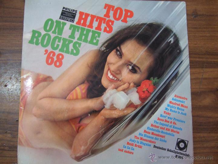 Discos de vinilo: TOP HITS ON THE ROCKS `68