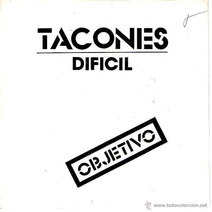 Discos de vinilo: Tacones &ldquo;Dificil&rdquo; (Promocional) - Foto 1