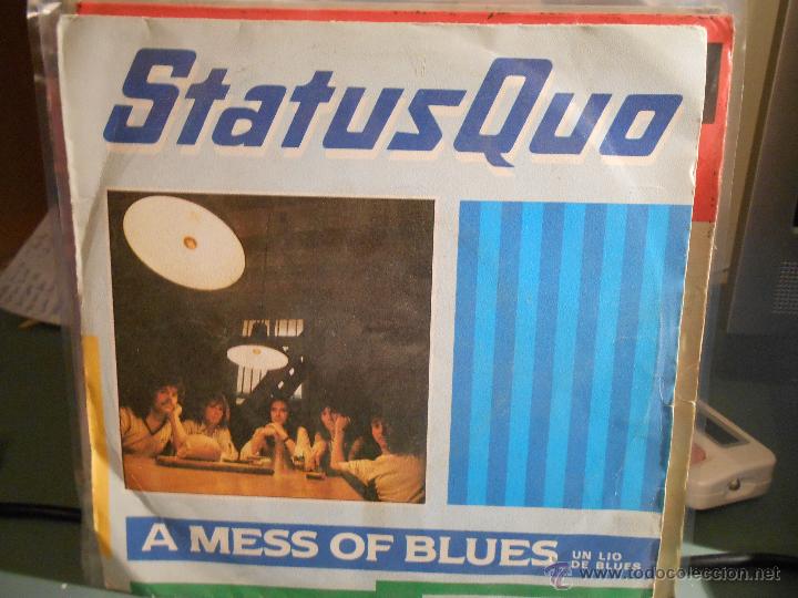 Discos de vinilo: STATUS QUO - A MESS OF BLUES - Foto 1