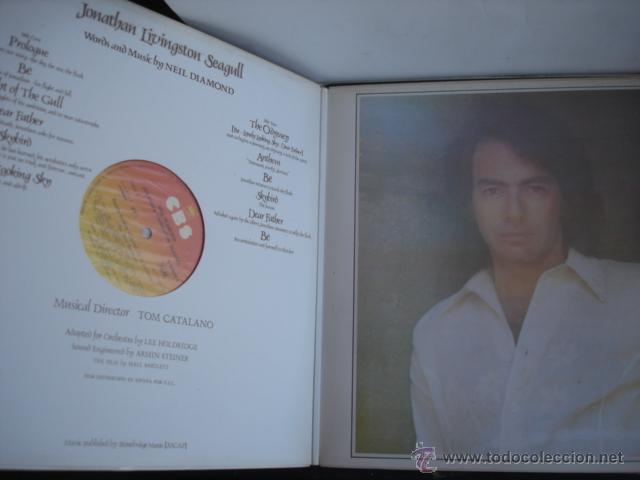 Discos de vinilo: NEIL DIAMOND JONATHAN LIVINGSTON SEAGULL BSO GATEFOLD - Foto 2