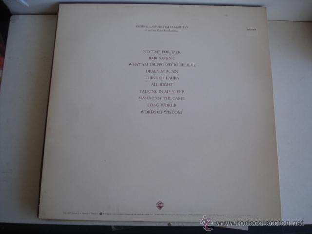 Discos de vinilo: CHRISTOPHER CROSS   ANOTHER PAGE - Foto 2
