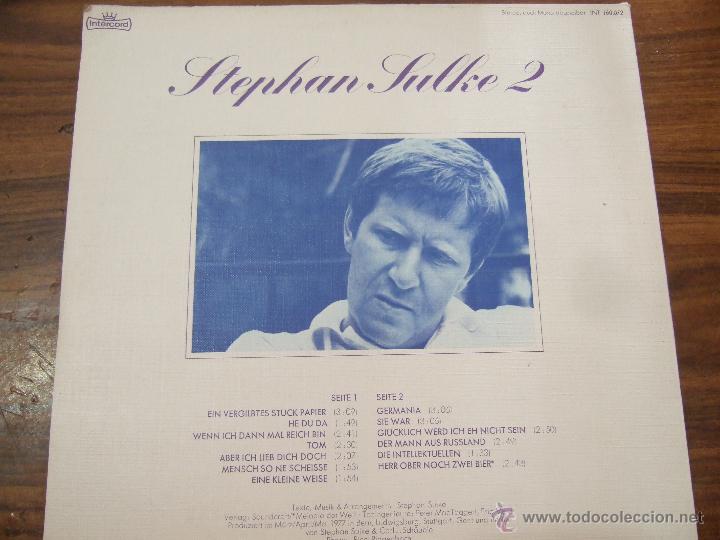 Discos de vinilo: STEPHAN SULKE 2 - Foto 2