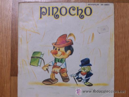 Discos de vinilo: Cuento infantil : Pinocho ( Movieplay) - Foto 1