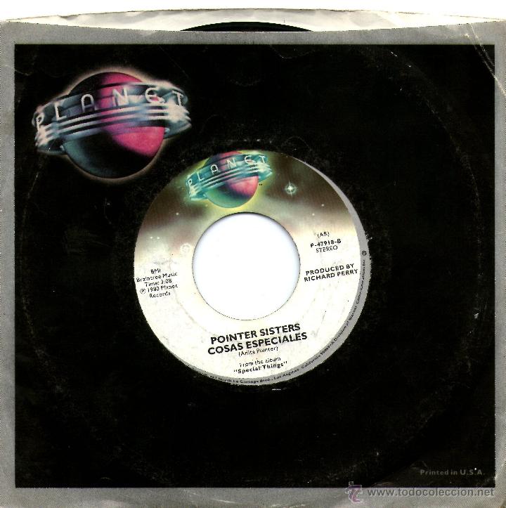 Discos de vinilo: POINTER SISTERS ES TAN TIMIDO - Foto 2