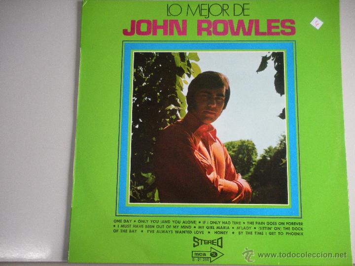 Discos de vinilo: MAGNIFICO LP DE - JOHN ROWLES - - Foto 1