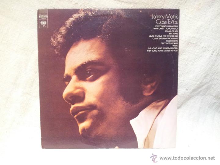 Discos de vinilo: JOHNNY MATHIS - CLOSE TO YOU - LP - Foto 1