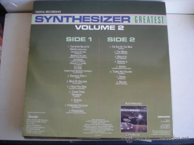 Discos de vinilo: SYNTHESIZER GREATEST VOLUME 2 - Foto 2