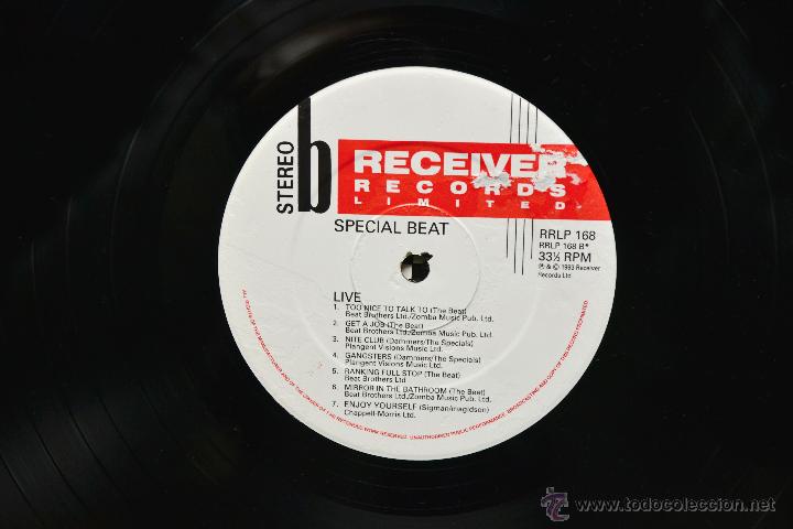 Discos de vinilo: Vinilo SPECIAL BEAT - LIVE - Foto 3