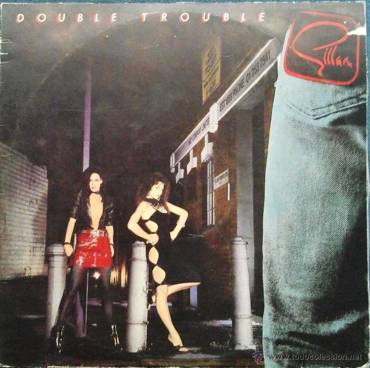 LP DOBLE VINILO IAN GILLAN BAND , DOUBLE TROUBLE EN VIVO 1981 (Música - Discos - LP Vinilo - Heavy - Metal)