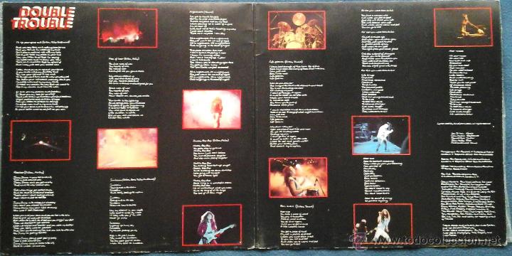 Discos de vinilo: LP DOBLE VINILO IAN GILLAN BAND , DOUBLE TROUBLE EN VIVO 1981 - Foto 2 - 46430736