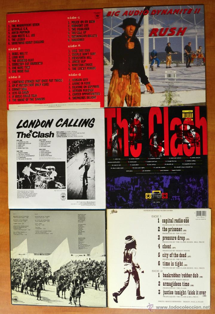 Discos de vinilo: PACK 6 - THE CLASH - Foto 2