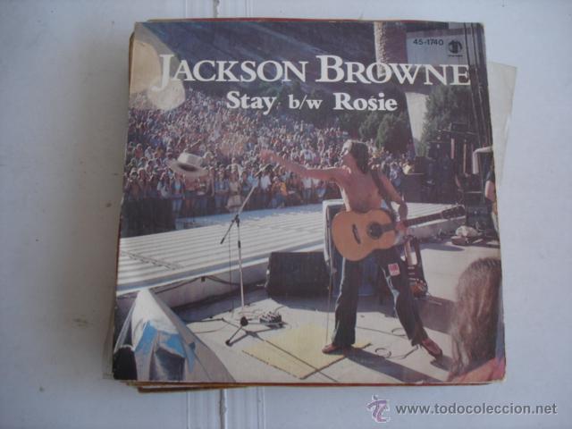 Discos de vinilo: Jackson Browne    Stay B/w Rosie - Foto 1