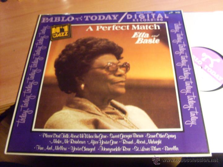 Discos de vinilo: ELLA & BASIE ( A PERFECT MATCH) LP ESPA&Ntilde;A 1981 (B-36) - Foto 1