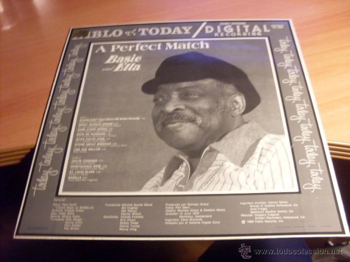 Discos de vinilo: ELLA & BASIE ( A PERFECT MATCH) LP ESPA&Ntilde;A 1981 (B-36) - Foto 2