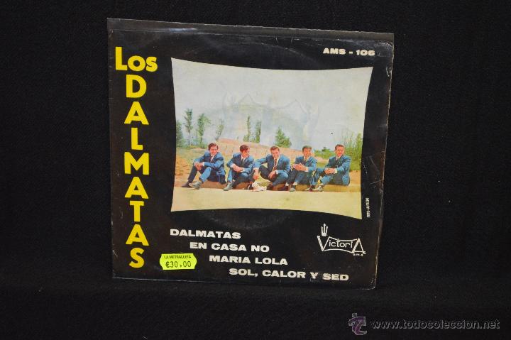 Discos de vinilo: LOS DALMATAS - DALMATAS + 3 - EP - Foto 1