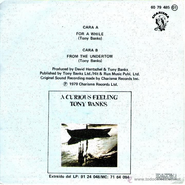 Discos de vinilo: TONY BANKS - FOR A WHILE - Foto 2
