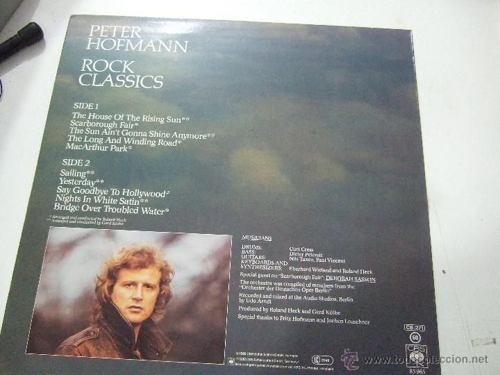 Discos de vinilo: PETER HOFMANN ROCK CLASSICS - Foto 2