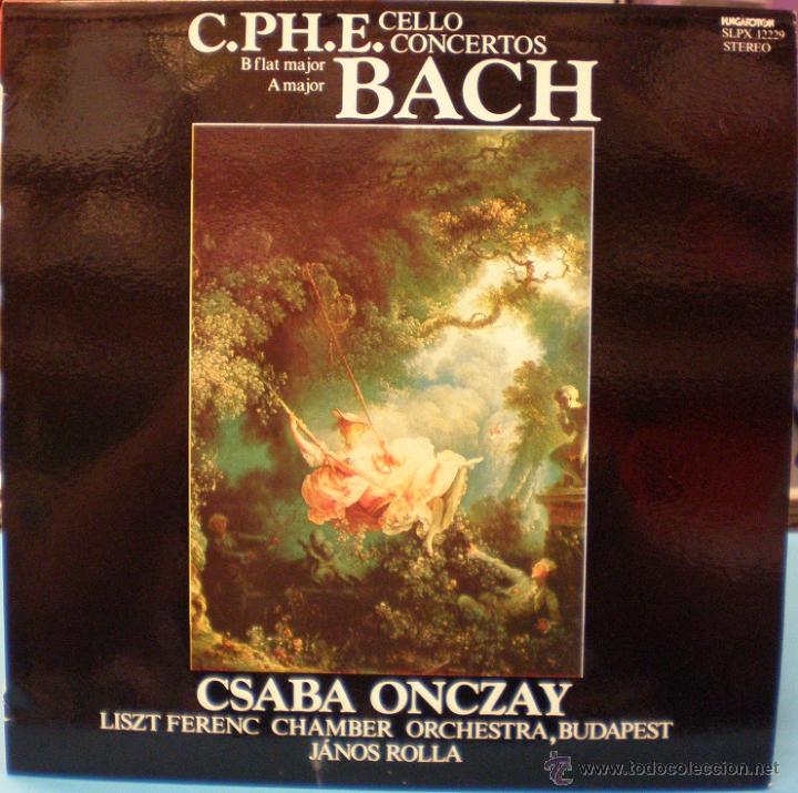 Discos de vinilo: Bach - Cello Concertos -Csaba Onczay - Foto 1